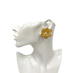 Chanel Cc Logo Clip-On Earrings Metal #207064C11B
